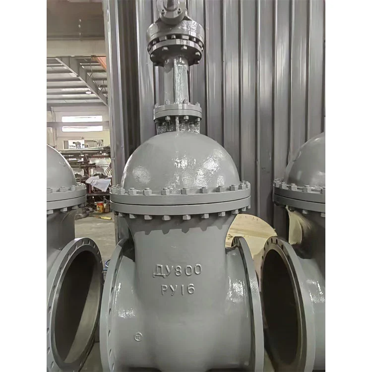 Электрический задвижной клапан с удлиненным штоком и защитой от скачков давления